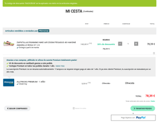 Zapatillas Running Nike Air Zoom Pegasus 40 Hakone por 78,39€