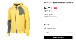 Sudadera con capucha de Hombre Ternua Slap por 59.99€