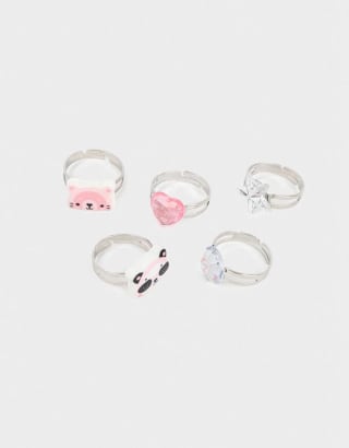 Set de anillos de animalitos por $1.999