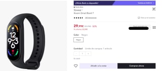 Smartband Xiaomi Mi Band 7 por 20,99€