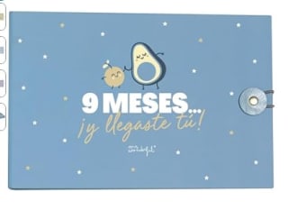 Álbum de fotos, 9 meses... ¡y llegaste tú!, 23 x 3,5 x 15 Mr Wonderful por 14,55€