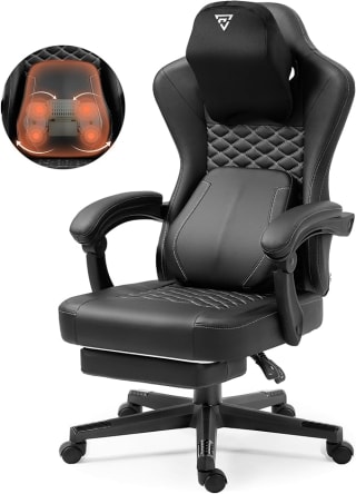 Silla de gaming con soporte lumbar de masaje por 89,99€