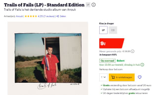 Anouk - Trails of Fails (LP) voor €9 bij Bol.com