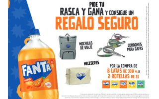 Regalo seguro gratis por la compra de Fanta
