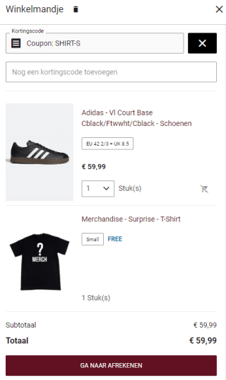 Gratis verrassingsshirt bij je bestelling bij Impericon