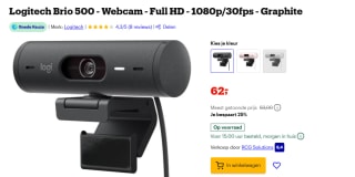 Logitech Brio 500 - Webcam - Full HD voor €62 bij Bol