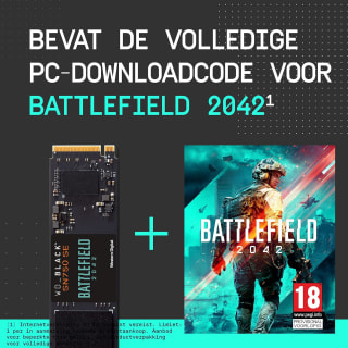 WD Black SN750 SE M.2 NVMe Battlefield 2042 SSD - 1TB voor €51,81bij Amazon