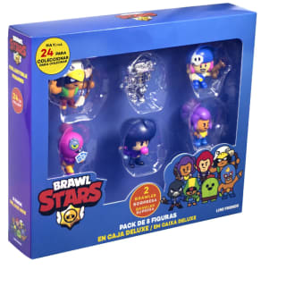 Pack deluxe 8 figuras de colección de personajes del videojuego Brawl Stars por 7.32€