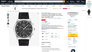 Reloj Calvin Klein por 84,99€