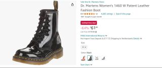 1460 the original Dr. Martens dames boot voor €56 bij Amazon