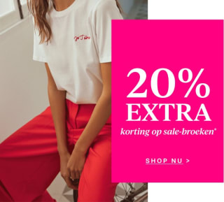 20% extra korting op sale-broeken en rokken bij Vila