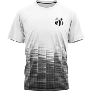 Camiseta Masculina do Santos, modelo Stunning Branco - R$ 36,99