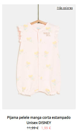 Pijamas infantiles y de bebé desde 1,99€