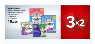 3×2 y más Ofertas en Papel higiénico, de cocina, etc.