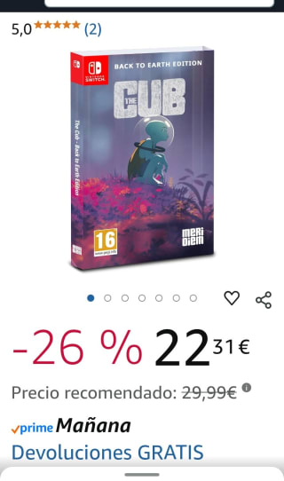 The Cub. Back to Earth Edition Nintendo Switch por 22,31€.
