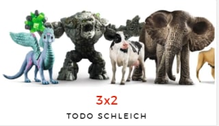 3X2 en figuras Schleich El Corte Inglés
