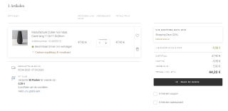 20% korting op groot aantal collecties bij Villeroy & Boch