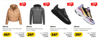 Tot 63% korting op kleding, schoenen + accessoires van Ellesse bij Sport Korting
