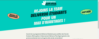 Abonnement Deliveroo Plus Argent offert jusqu’au 31/08/2025
