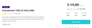 Entreeticket voor This is Holland voor €16,50 via Tripper