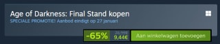 Age of Darkness: Final Stand voor €9,44 via Steam