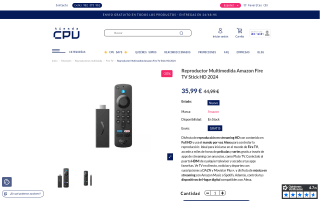 Amazon Fire TV Stick HD 2024 por 35,99€