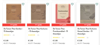 De Tuinen Thee 1+1 gratis bij Holland and Barrett