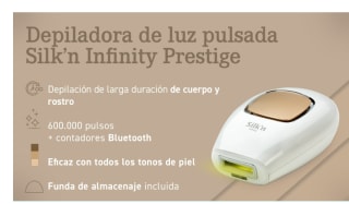 Fotodepiladora Silk'n Infinity Prestige - 600.000 pulsos por 139.99€