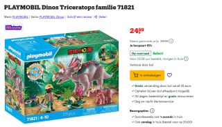 PLAYMOBIL Dinos Triceratops familie voor €24,59 bij Bol.