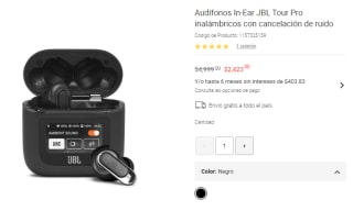 Audífonos In-Ear JBL Tour Pro por $ en Liverpool
