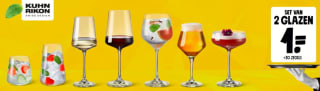 Spaar voor elegante glazen bij de Jumbo