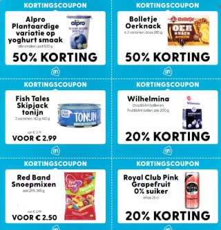Diverse Kortingscoupons Allerhande mei / juni 2025 van de AH