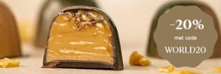 20% korting op een doosje bonbons die je zelf samenstelt bij Chocoladebezorgd