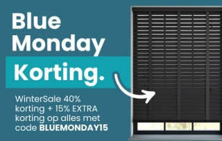 40% + 15% extra korting bij 123jaloezie