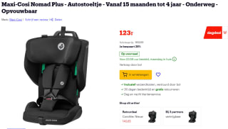 Maxi-Cosi Nomad Plus opvouwbaar autostoeltje voor €123 bij Bol