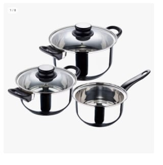 San Ignacio Bateria 5pcs acero inoxidable por 13.94€