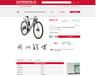 Bicicleta eléctrica Youin New York por solo 699€