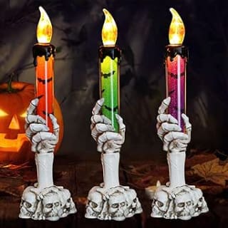 3 Piezas Velas LED Halloween por 6,99€