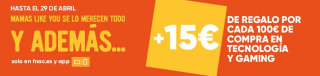 15€ de descuento por cada 100 de compra en fnac