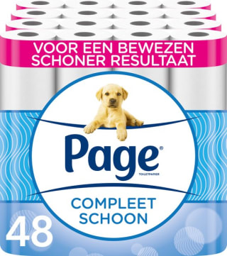 Page toiletpapier - 48 rollen voor €17,99 bij Bol