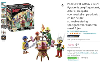 Playmobil Asterix De vergiftigde Taart van Plurkis (71269) voor €6,12 bij Amazon DE
