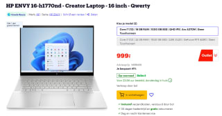 HP Envy 16-h1770nd 16" laptop voor €999 bij Bol