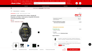 Huawei Watch GT5 Pro con FreeBuds 5i por 313,22€