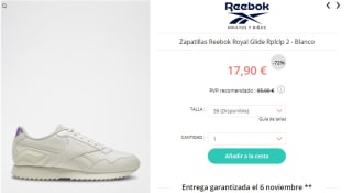 Zapatillas Reebok desde solo 8,50€ ofertas muy buenas