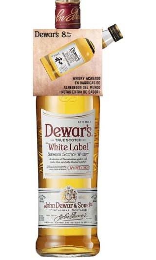 Dewar’s White Label Premium Whisky 70cl por 9,81€.