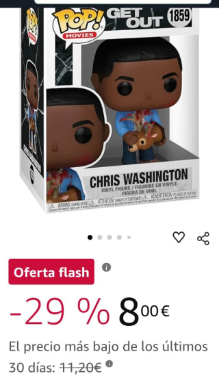 Funko Pop Movies Chris Washington por 8€.