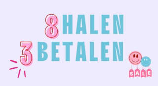 8 halen = 3 betalen bij Ot en Sien