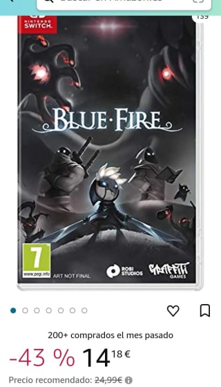 Blue Fire Nintendo Switch por 14,18€.