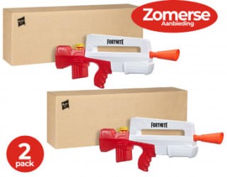 2-Pack NERF SuperSoaker Fortnite Burst AR - Blasters voor €19,95 bij Dagknaller