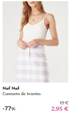 NAF NAF - Camisetas desde 2,95€